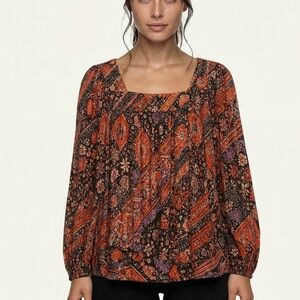 Floral Bohemian Women's Top - Multicolor